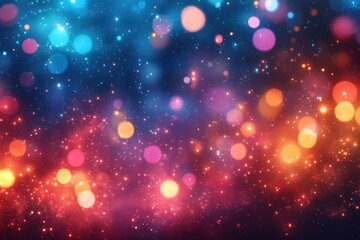 Colorful fireworks burst over a vibrant night sky event celebration festive atmosphere aesthetic viewpoint