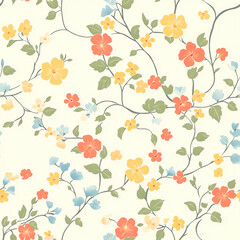 A seamless pattern designed in an Eastern style, Seamless design allows for a perfectly continuous pattern with no visible seams.