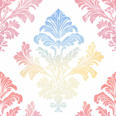 A seamless pattern designed in an Eastern style, Seamless design allows for a perfectly continuous pattern with no visible seams.