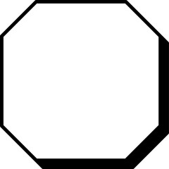 Simple Frame, Speech Bubble, Decoration Frame Title. Vector Icon