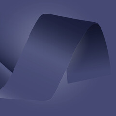 abstract graphic design paper curve background, showcase for product. vector illustration