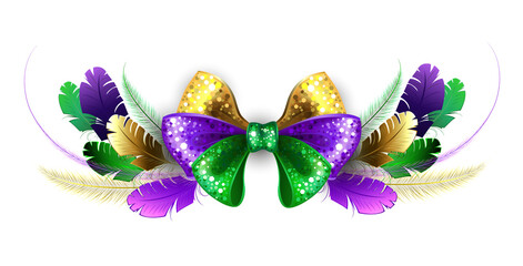 Mardi Gras bow