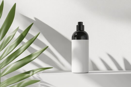 3D Conditioner Bottle Isolated and White Background