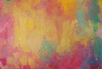 A colorful painting with a lot of different colors and patterns. The painting is full of life and energy, and it seems to be a representation of the beauty of nature. The colors are bright and vibrant