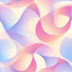 Obraz premium Abstract Pastel Swirls of Color and Light