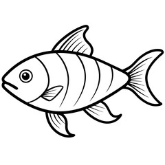 Abstract Fish Vector Art