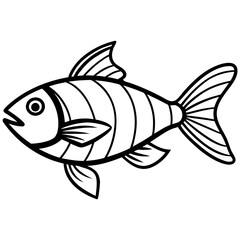 Abstract Fish Vector Art