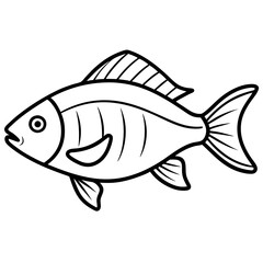 Abstract Fish Vector Art