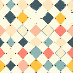 A seamless pattern designed in an Eastern style, Seamless design allows for a perfectly continuous pattern with no visible seams.