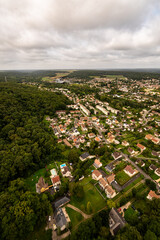 Aerial view - French village