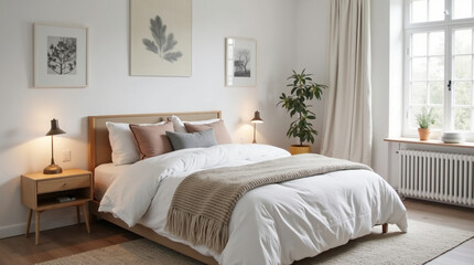 Cozy Scandinavian Bedroom Decor