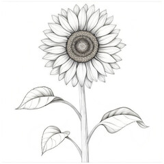 black and white flower coloring pages for kids, coloring pages adult, kdp, Art & Illustration
