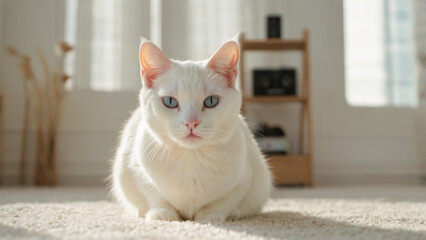 cat on the window sill
