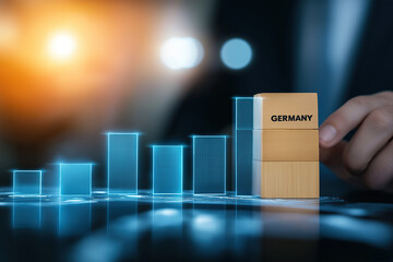 german economy business concept