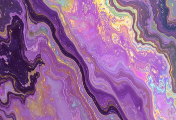 A purple and gold swirl pattern with a gold and purple hue. The pattern is very intricate and has a lot of detail
