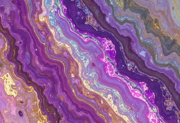 A purple and gold swirl pattern with a gold and purple hue. The pattern is very intricate and has a lot of detail