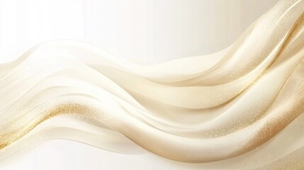 Elegant Golden Waves Abstract Background Design for Luxury Branding