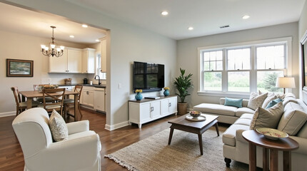 Fototapeta premium Rustic Farmhouse Living Space