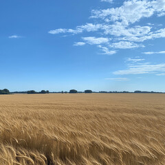 Weat Field Rural Landscape Background