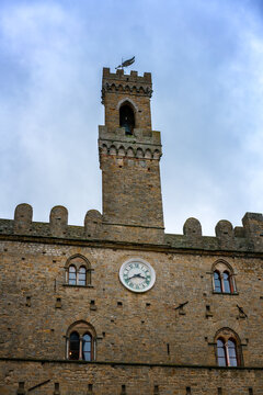 Tower of Priori Palace in Volterra, Tuscany