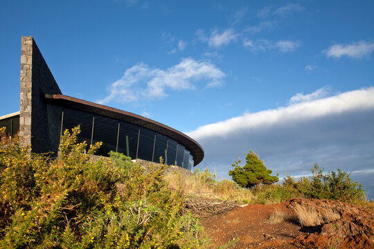 Scenic view of El Tanque with modern architecture and nature