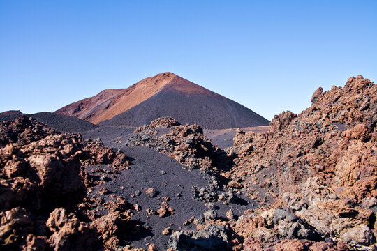 The Chinyero Volcan landscape of El Tanque, Tenerife