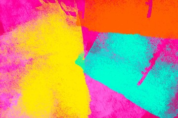 Vibrant abstract textured background with striking colors