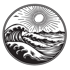 Sun Wave Vector Art, Icons, and Graphics