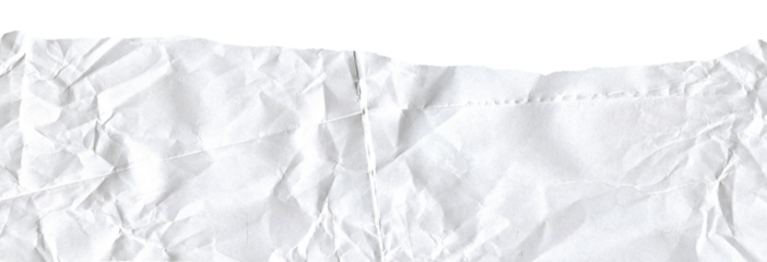White crumpled paper, Created with Generative AI technology
