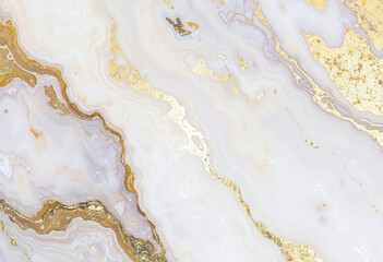 A stunning marble wall with a gold and white swirl pattern. The marble is intricately carved and has a luxurious, elegant appearance. The gold accents add a touch of opulence