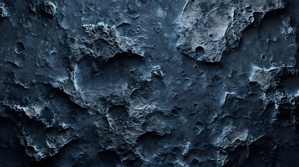 Fototapeta premium Dark Cratered Surface Texture Abstract Background