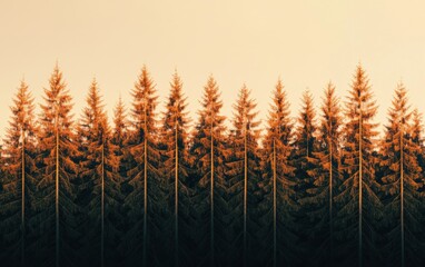 Warm-toned financial graph with radiant gold candlesticks, showcasing economic stability and positive trading outcomes