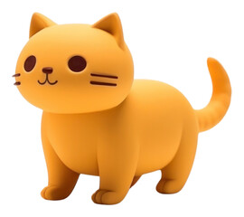 Obraz premium PNG Cat walking mammal animal pet.