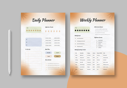 Daily Planner Template