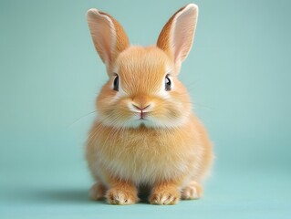 Obraz premium Cute Easter bunny. Easter Celebration Concept