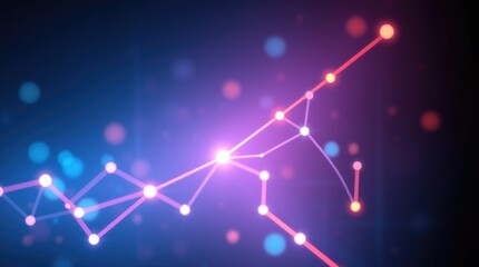 bioluminescent colors and simple, two-dimensional shapes for a vibrant glow. The style should be suitable for showcasing AI, neural networks, data transfer, or digital