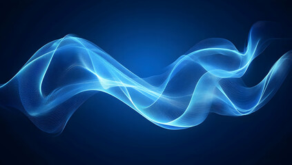 Abstract blue background with digital connections 