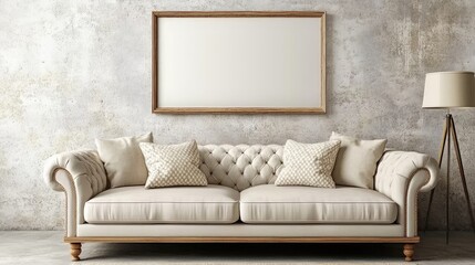 Minimalist interior design of modern living room