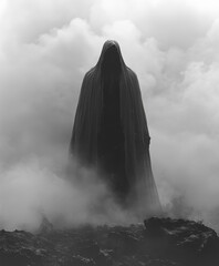 a man shrouded in a shroud