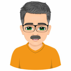 charismatic smiling man of middle or older age