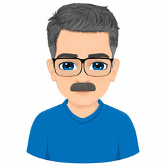 charismatic smiling man of middle or older age