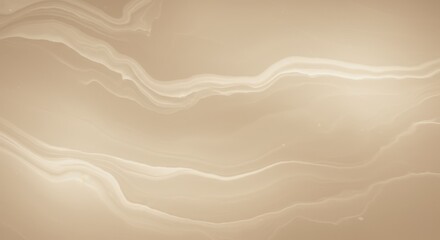 Fototapeta premium Elegant light beige marble texture with subtle flowing wave patterns