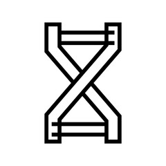 DNA Strand vector icon