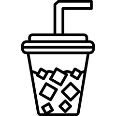 Iced coffee Icon
