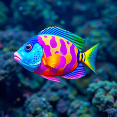 Obraz premium fish in aquarium