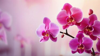 Stunning Pink Orchids for National Orchid Day or International Orchid Day: Elegant and Vibrant Flowers in a Natural Setting