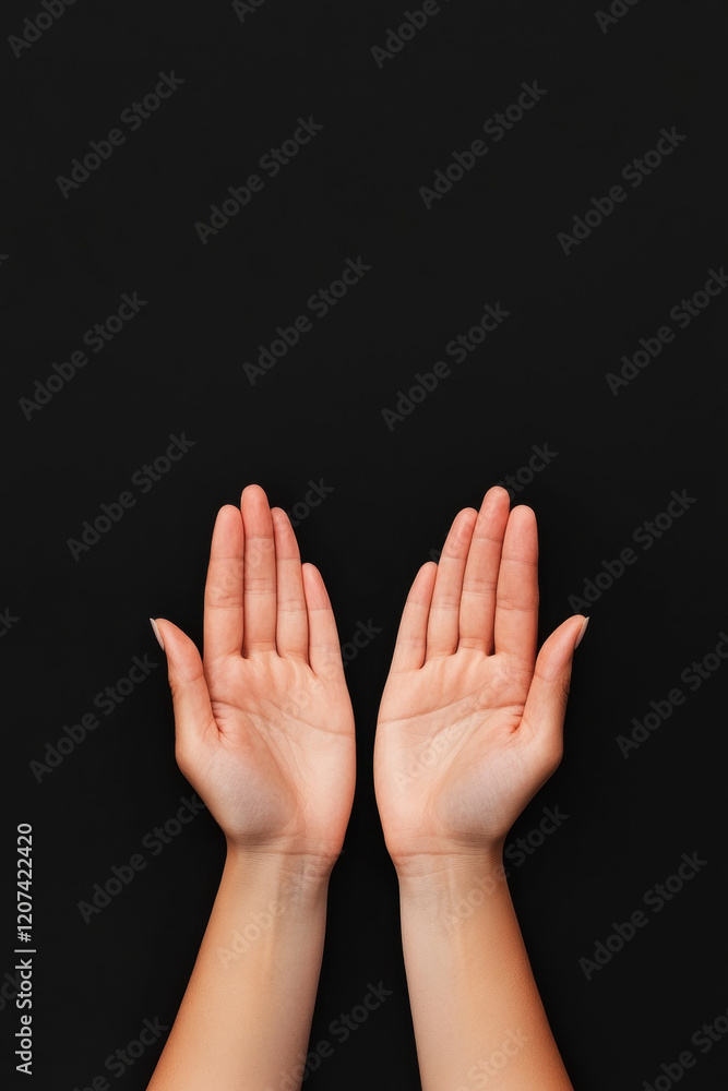 Poster applaud, filename represents a high-fidelity stock image with a unique identifier, featuring a creat