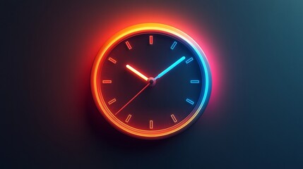 A clock with the hands on the number 3 and 9