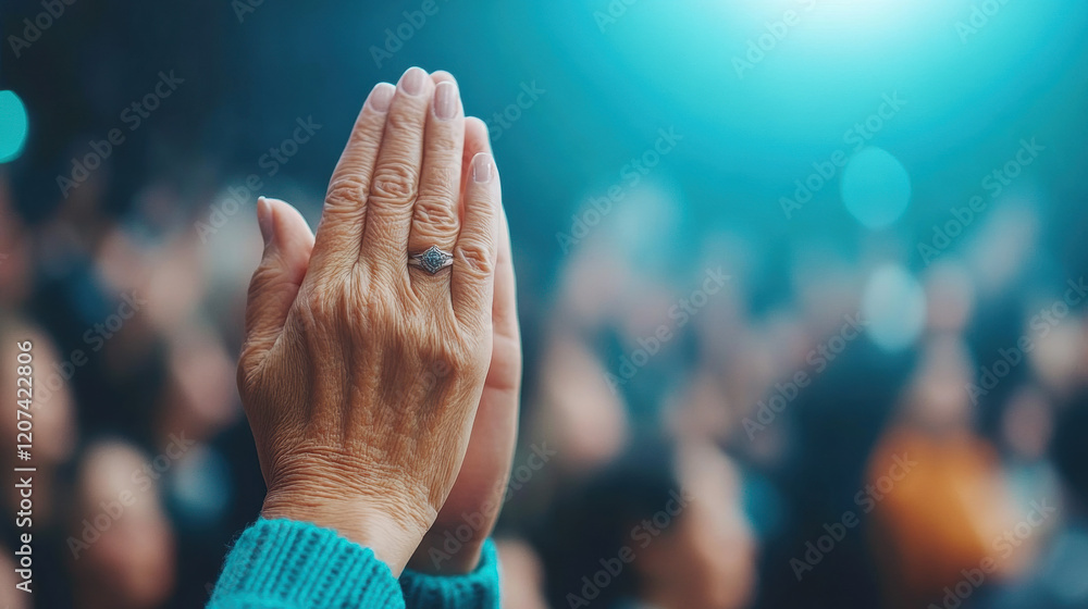 Poster Applaud, A high-fidelity image titled 