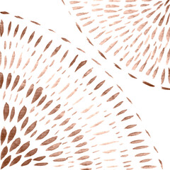 Watercolor Azulejos Tile in Mocha tones